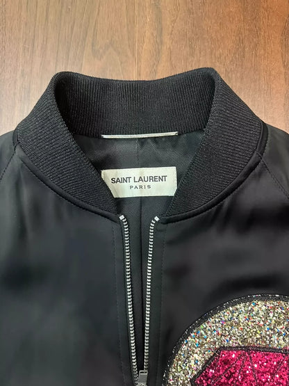 Saint Laurent Diamond Bomber Jacket