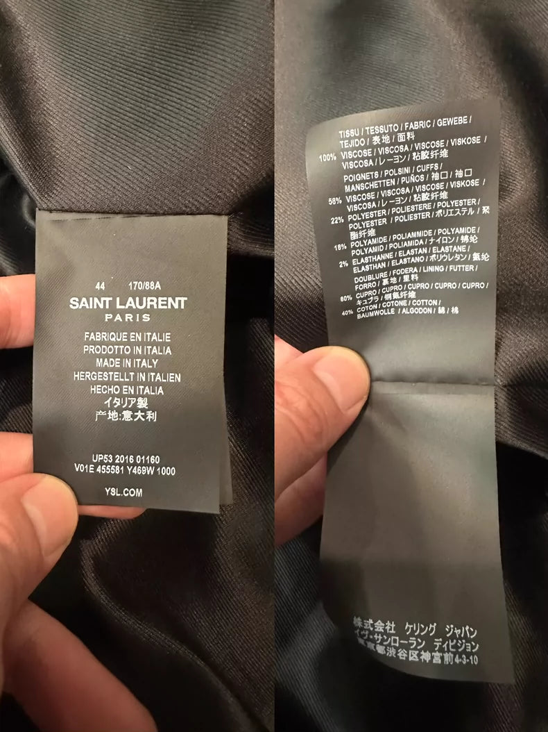 Saint Laurent Diamond Bomber Jacket