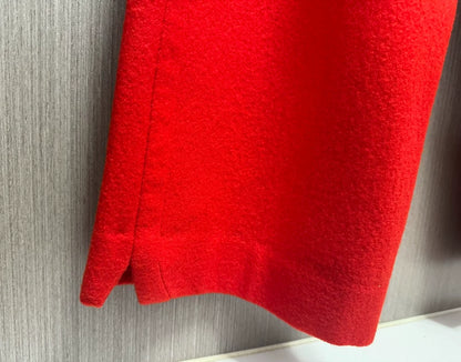 Yohji Yamamoto Wool Wide Pants in Red