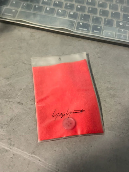 Yohji Yamamoto Wool Wide Pants in Red