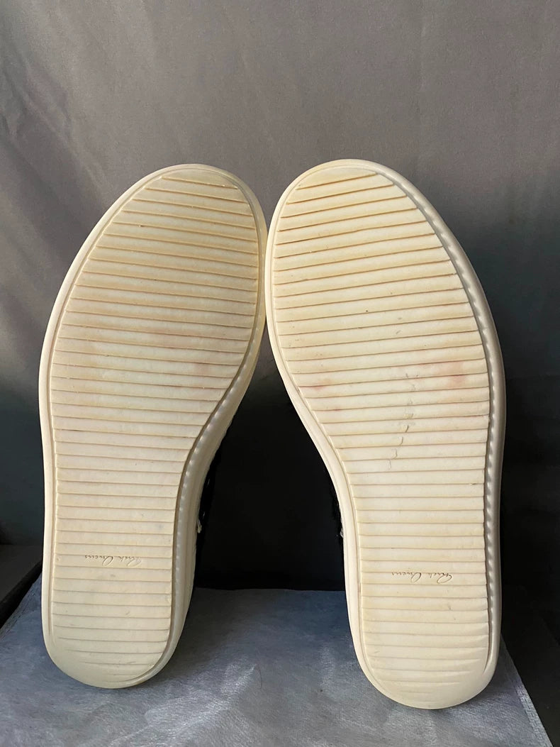 Rick Owens Horsehair Low-Top Sneakers-yf