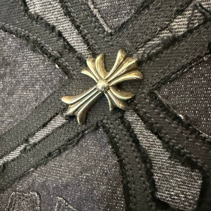 Chrome Hearts Black Denim Pants for Sale