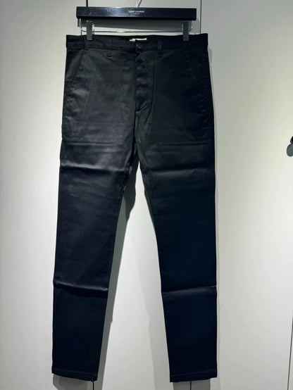 Classic Black Casual Pants Saint Laurent