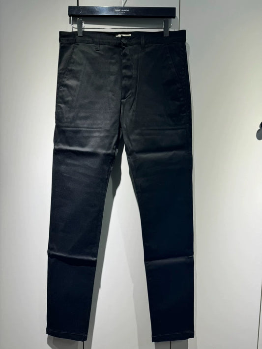 Classic Black Casual Pants Saint Laurent