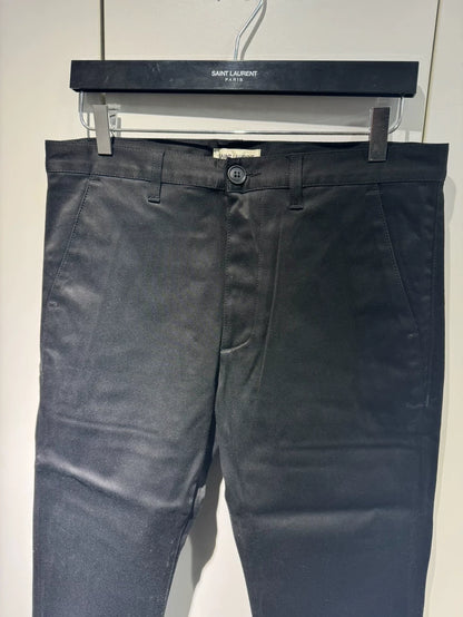 Classic Black Casual Pants Saint Laurent