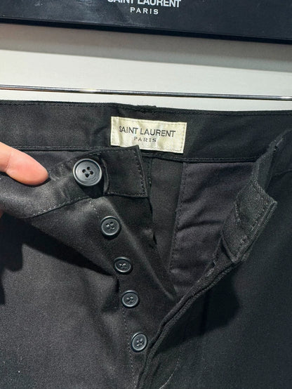 Classic Black Casual Pants Saint Laurent