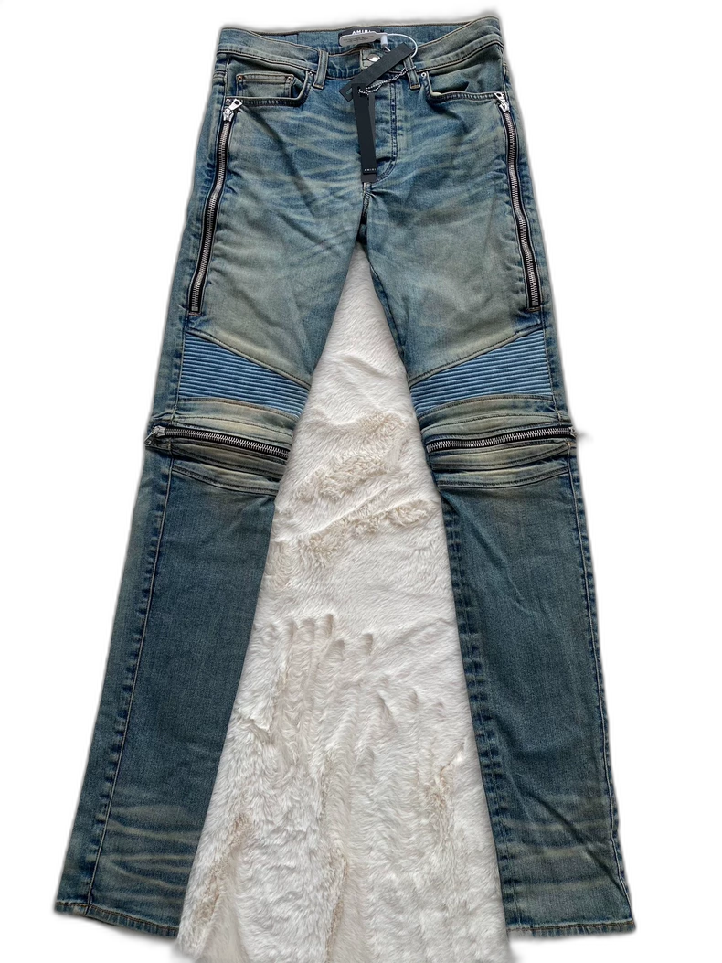 Amiri Distressed Blue MX2 Denim Pants