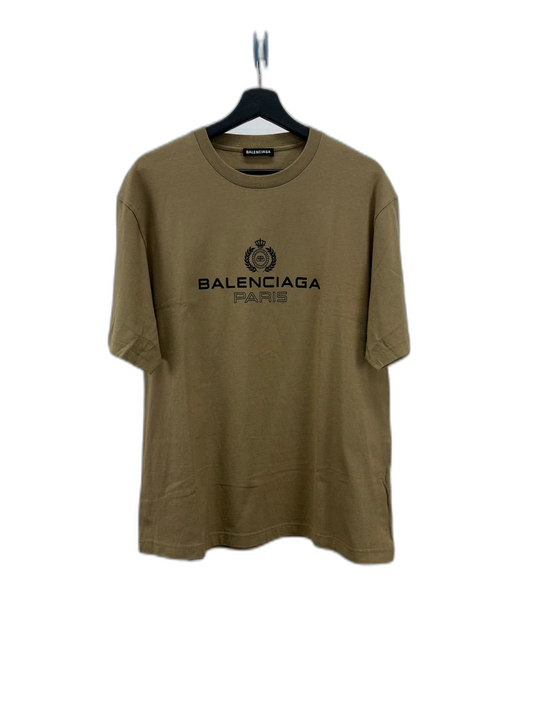 Balenciaga Crown Wheat Short Sleeve T-Shirt