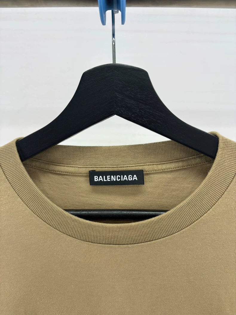 Balenciaga Crown Wheat Short Sleeve T-Shirt