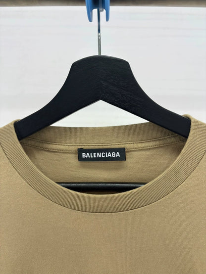 Balenciaga Crown Wheat Short Sleeve T-Shirt