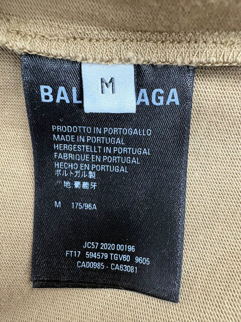 Balenciaga Crown Wheat Short Sleeve T-Shirt