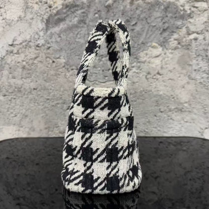 miumiu Checkered Tote Bag