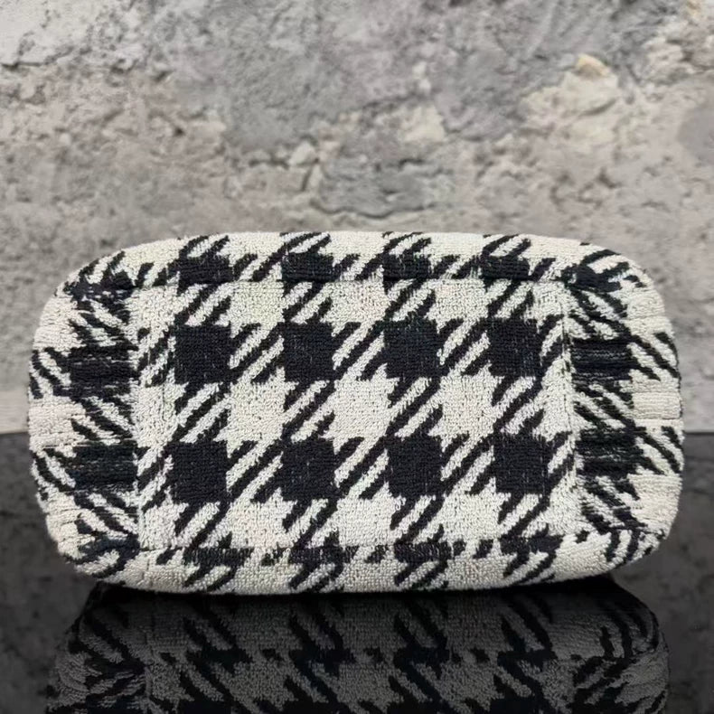 miumiu Checkered Tote Bag