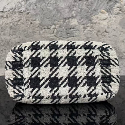 miumiu Checkered Tote Bag