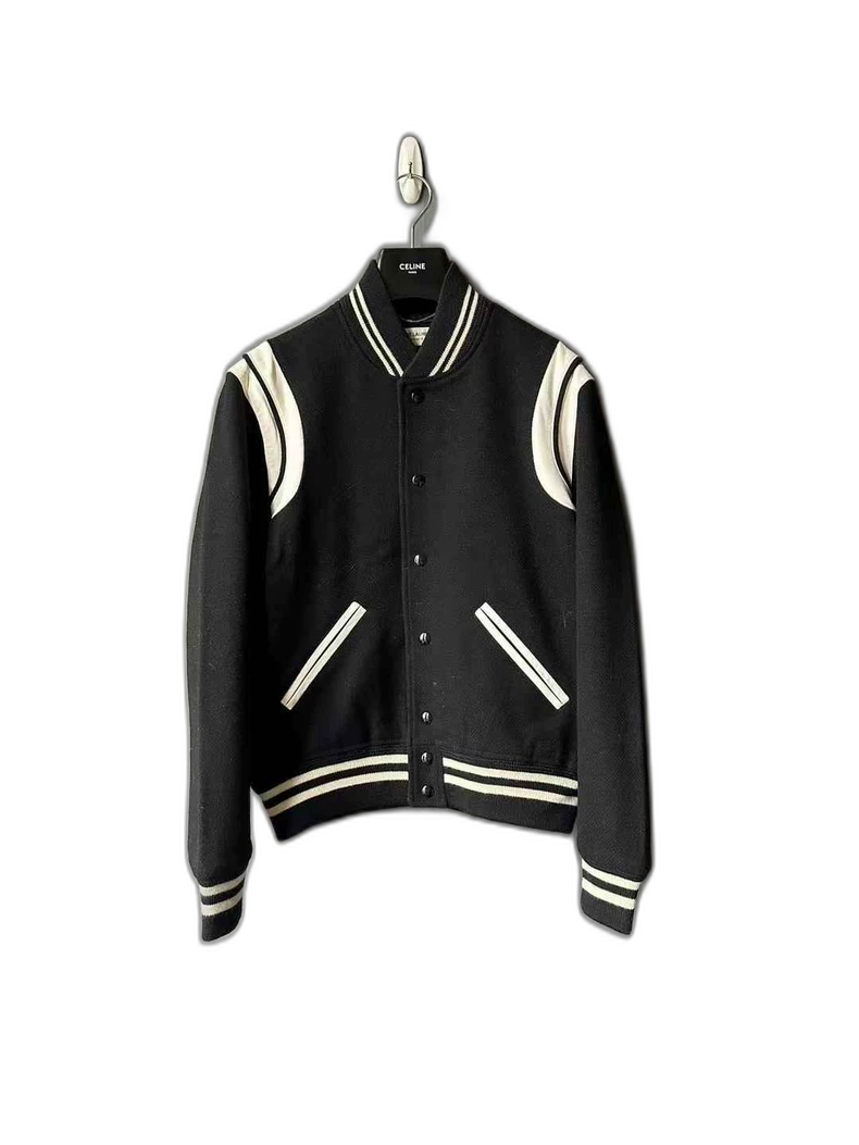 Black and White Baseball Jacket