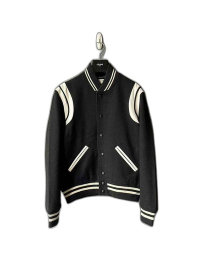 Black and White Baseball Jacket