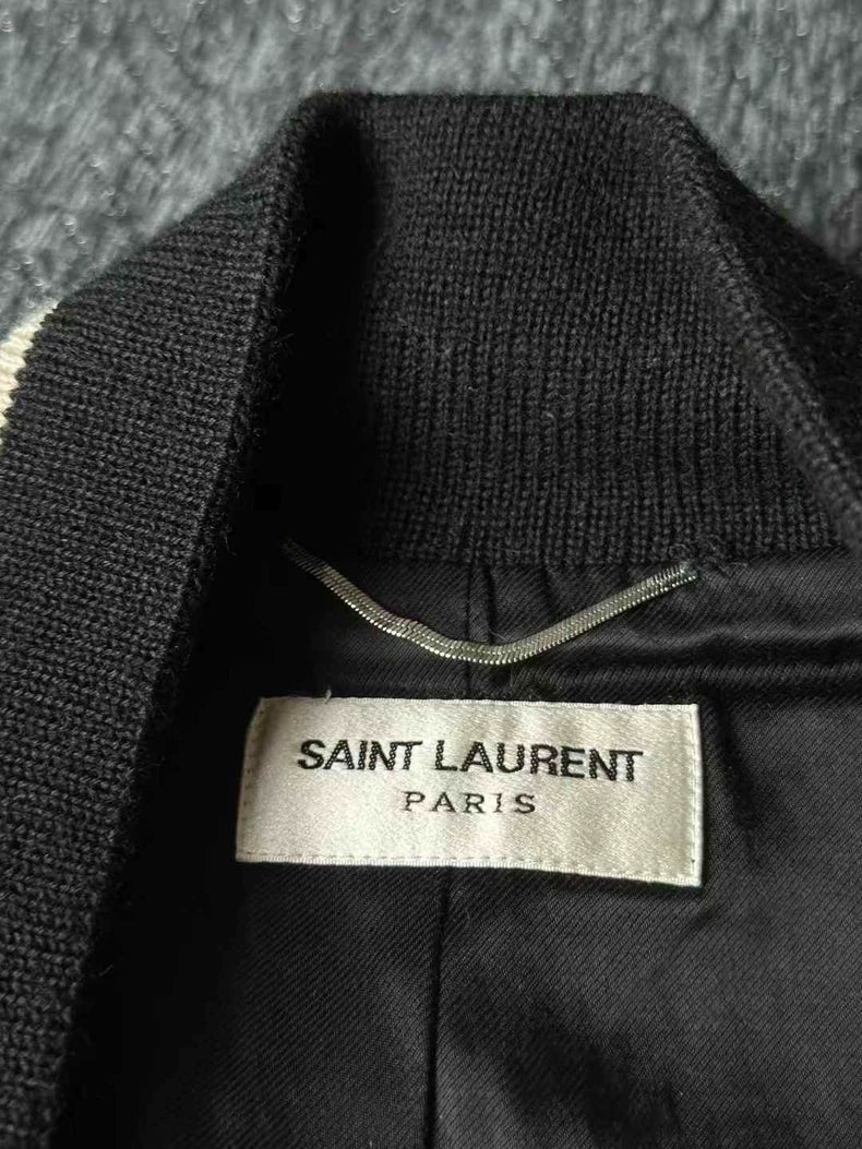 Black and White Baseball Jacket