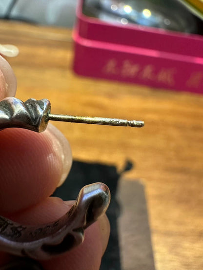 Chrome Hearts Wave Ear Studs Accessory