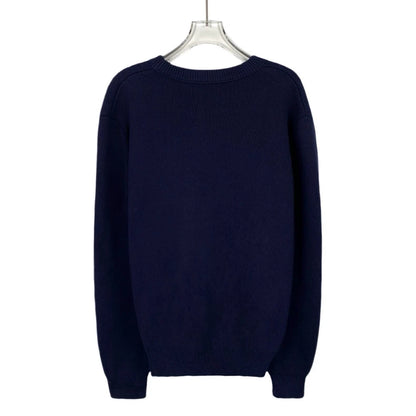 Celine Embroidered Logo Knit Sweater M Size