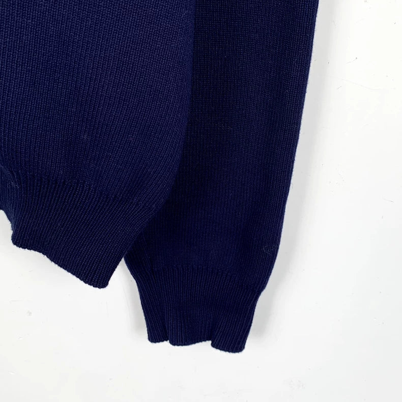 Celine Embroidered Logo Knit Sweater M Size