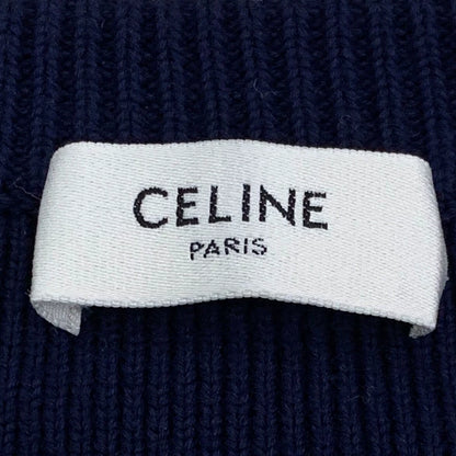 Celine Embroidered Logo Knit Sweater M Size