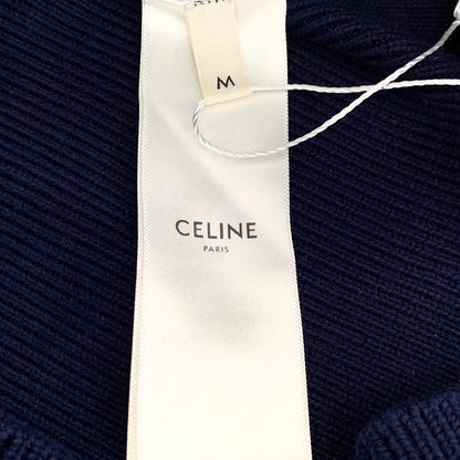 Celine Embroidered Logo Knit Sweater M Size
