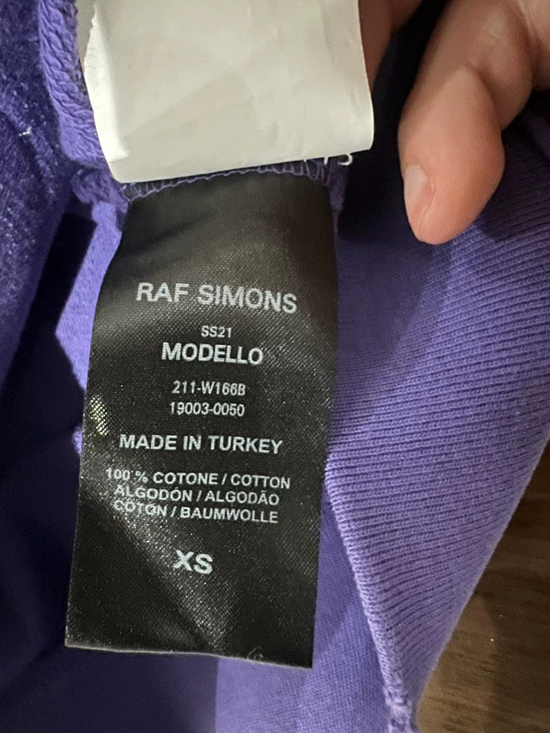 RAF SIMONS Destroyed Crewneck Sweater Girl