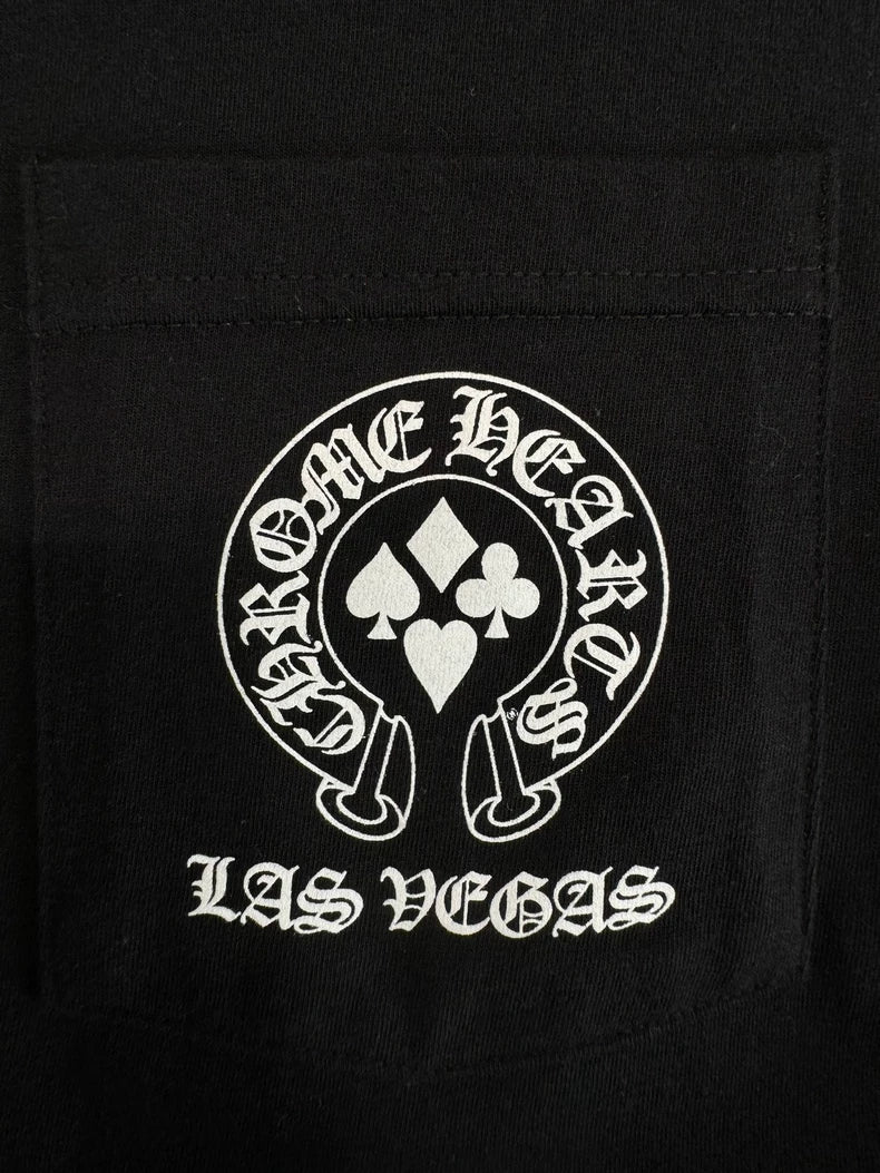 Chrome Hearts Las Vegas Limited Black T-Shirt-yf