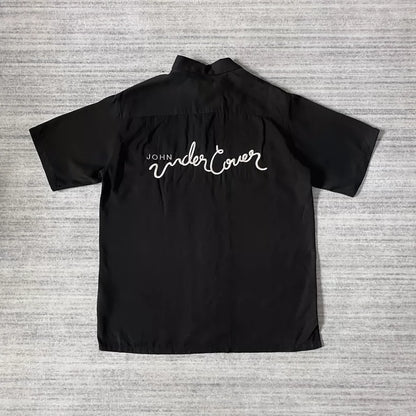 Undercover Short Sleeve Floral Shirt-zp