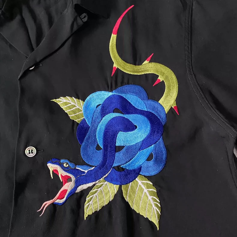 Undercover Short Sleeve Floral Shirt-zp