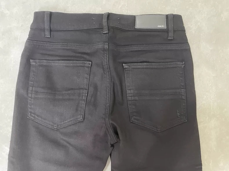Amiri Black Ripped Denim Pants Size 31