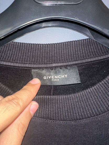Givenchy Logo Sweatshirt in Black Color