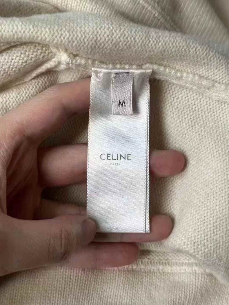 Celine Cashmere Logo Sweatshirt