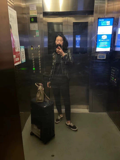 Classic Saint Laurent Leather Biker Jacket