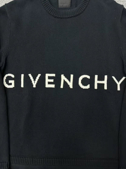 Givenchy Big Logo Letter Sweater