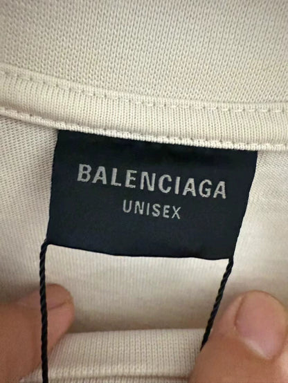 Balenciaga Distressed Coke Print T-Shirt-yf