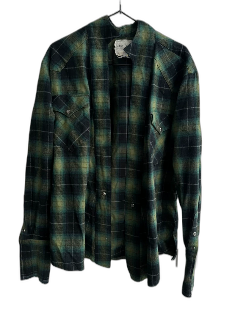 Greg Lauren Green Robe Shirt
