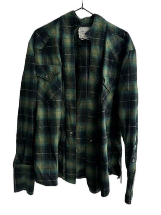 Greg Lauren Green Robe Shirt