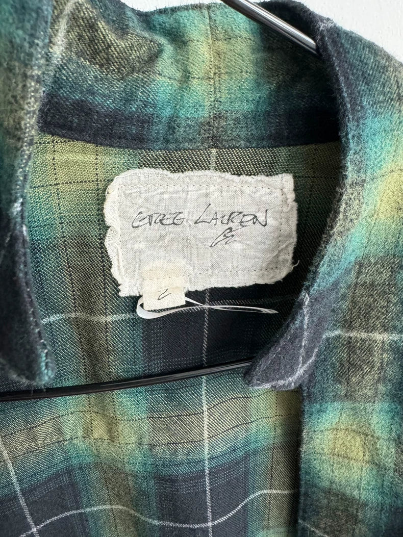Greg Lauren Green Robe Shirt