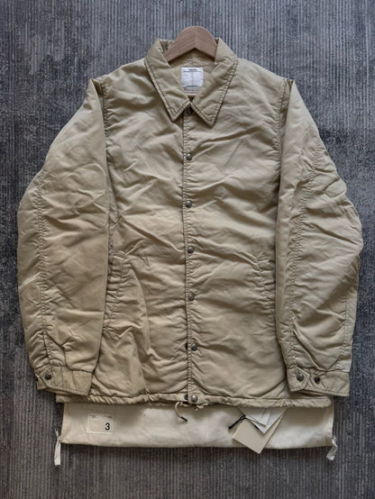 VISVIM Coach Jacket in Ivory Color