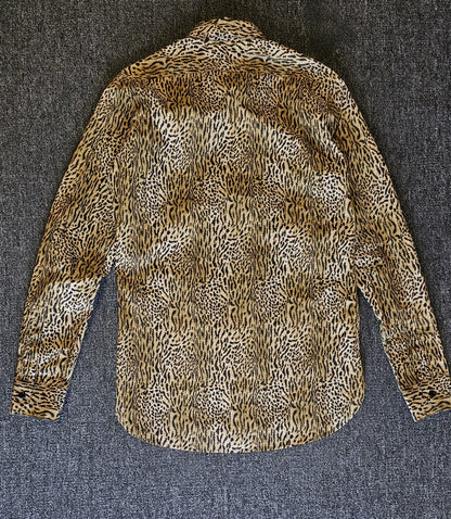 Saint Laurent Men's Leopard Print Shirt-yf