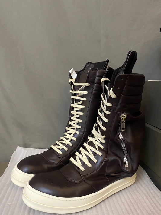 Rick Owens Cargo Basket High-Top Boots-yf