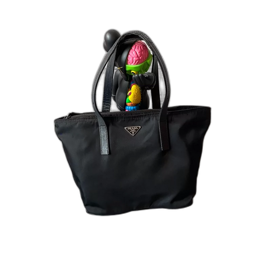 Prada Classic Black Hobo Shoulder Bag-zp