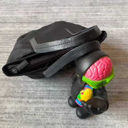 Prada Classic Black Hobo Shoulder Bag-zp