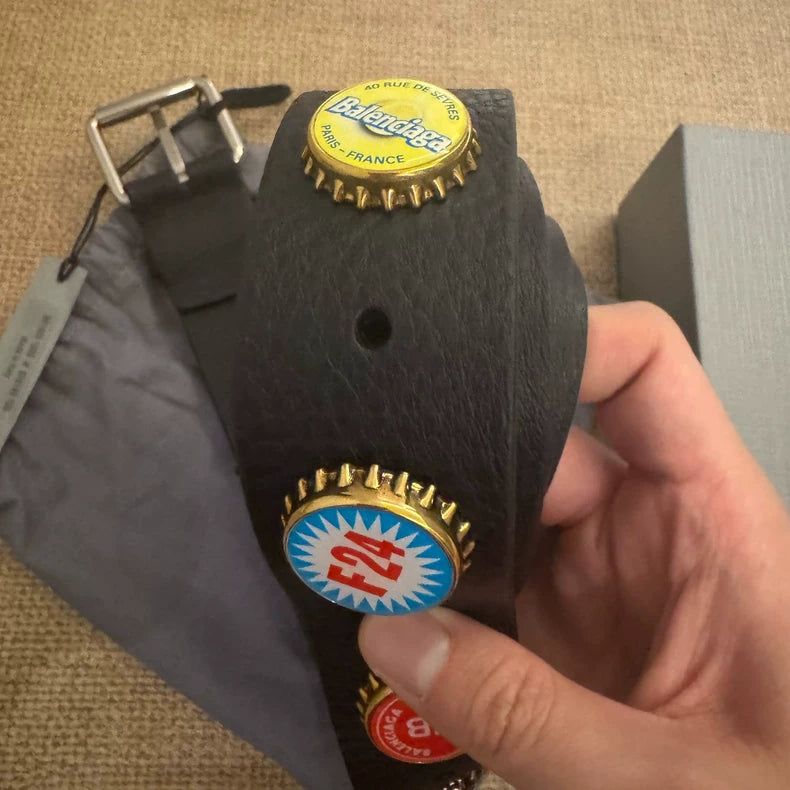 Balenciaga Soda Cap Belt With Box