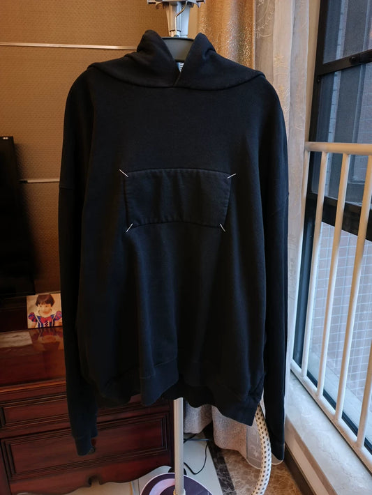 Maison Margiela Black Logo Hoodie