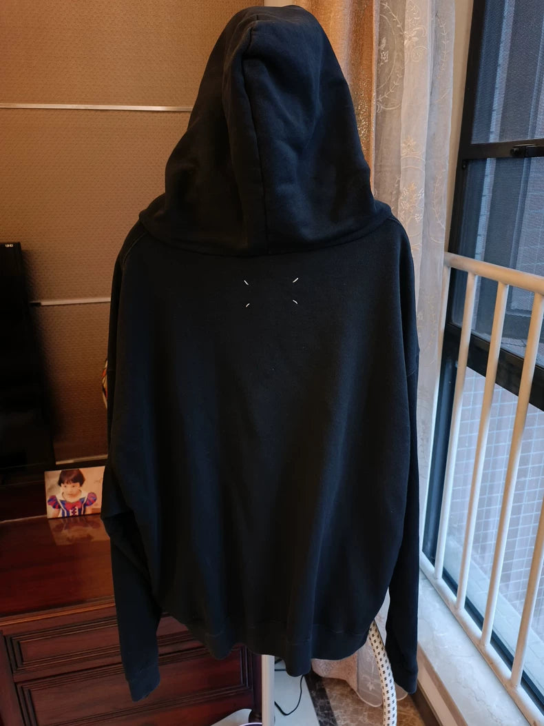 Maison Margiela Black Logo Hoodie
