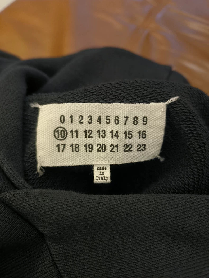 Maison Margiela Black Logo Hoodie