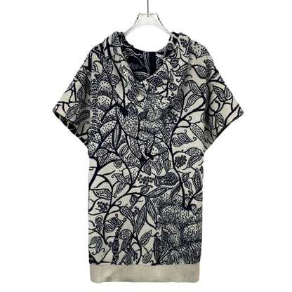 Christian Dior Color Logo Knit Hoodie