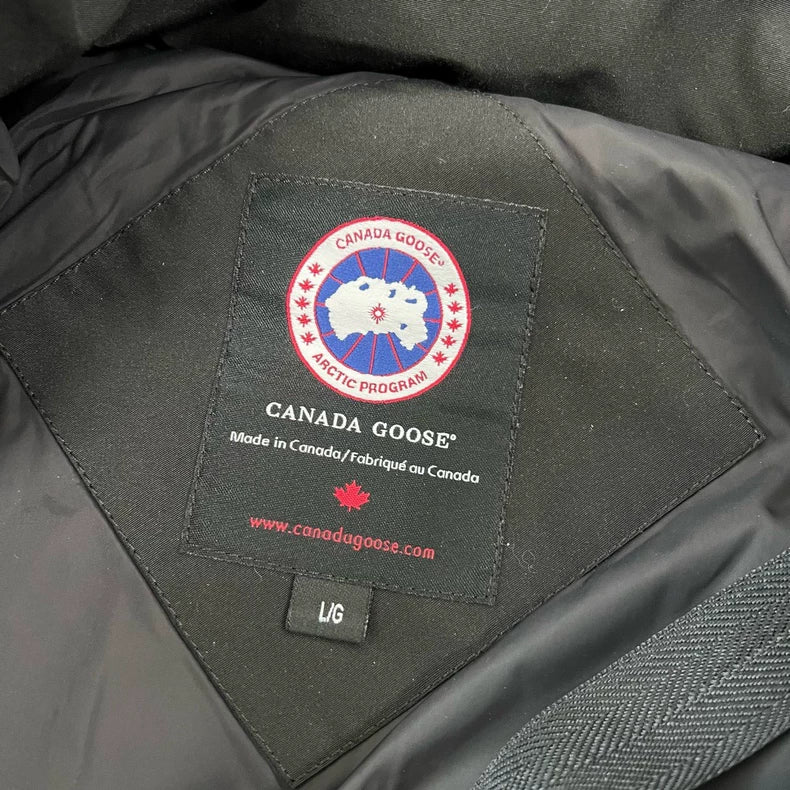 Canada Goose Long Down Parka in Black